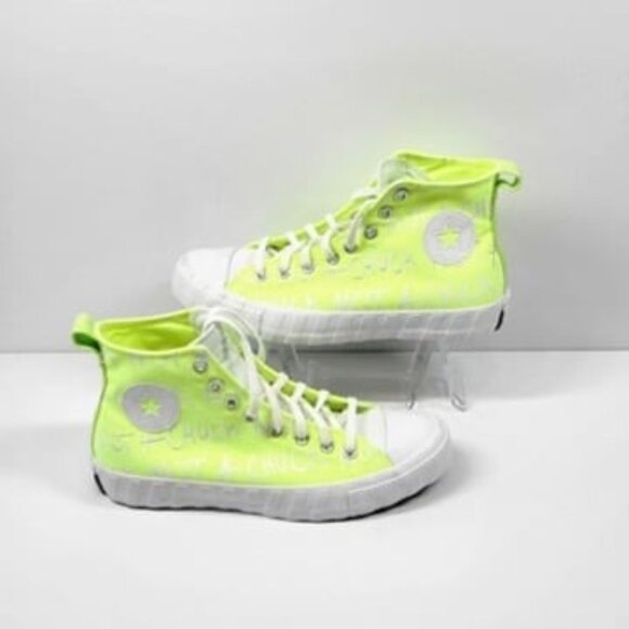 CONVERSE UNT1TL3D High Top neon sneakers Sz 9 NEW - Picture 3 of 8